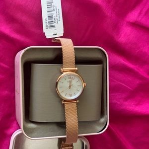 Fossil rose gold tone watch brand new one